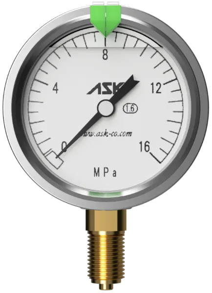 日本ASK Corporation压力表，OPG-AT-R1/4-60X1MPA