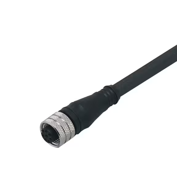 德国原装进口易福门IFM带插座连接线缆EVC142